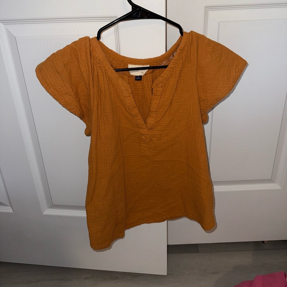 Rusty brown blouse
